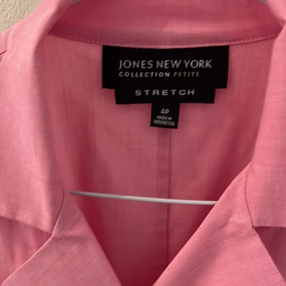 Ladies nwt jones New York collection cotton wrap shirt - Picture 2 of 12